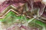 Colorful Polished Fluorite Slab - China #367866-1